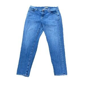 Eileen Fisher Jeans Size 10/32x28 Woman's Organic Cotton Stretch Mid‎ Rise